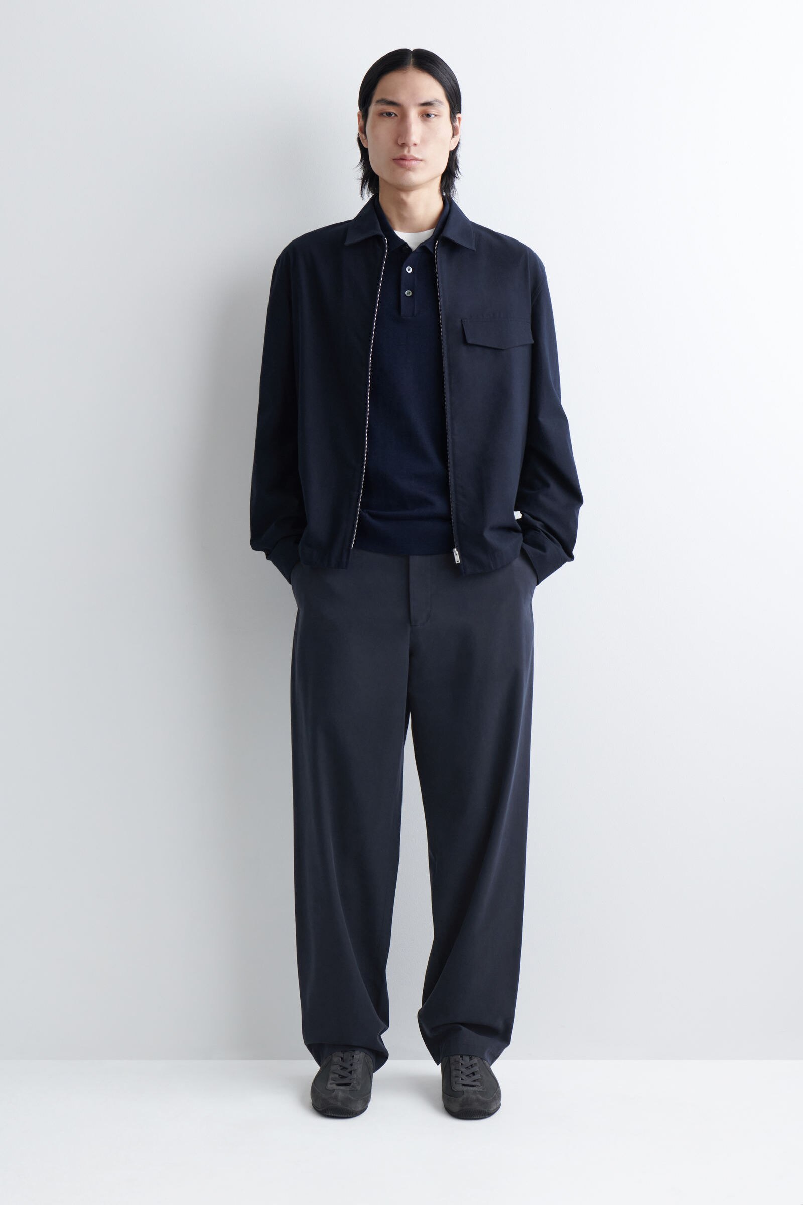 コットンチノパンツ - ストレートレッグ